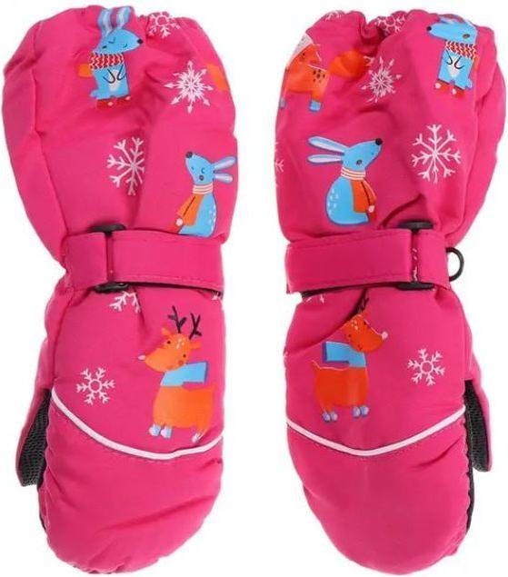 Immagine prodotto MU Style Guanti invernali per bambini della serie Snowy (Taglia unica)