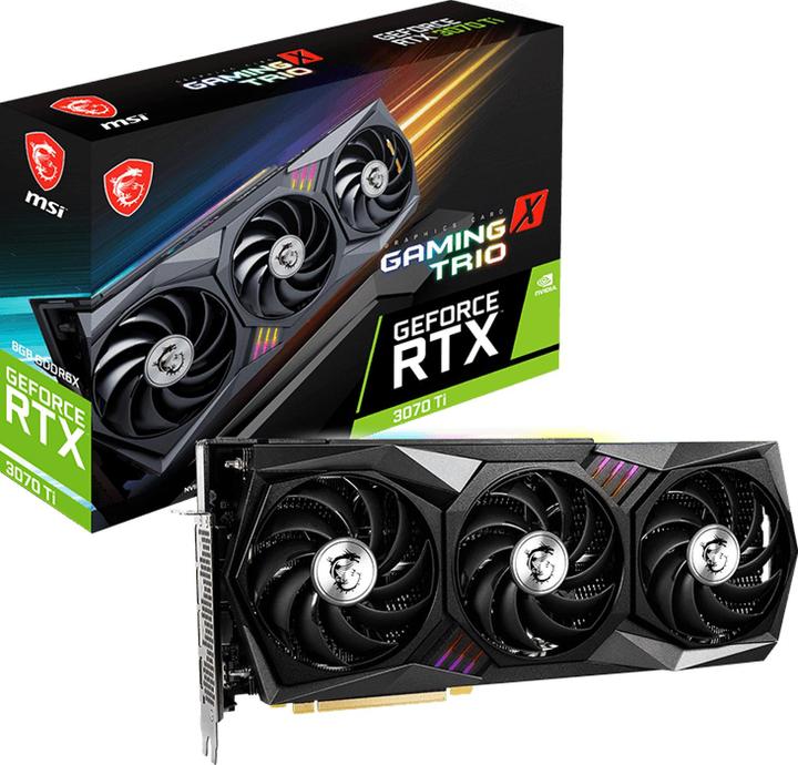 Image du produit MSI GeForce RTX 3070 Ti GAMING X TRIO 8G (8 Go)