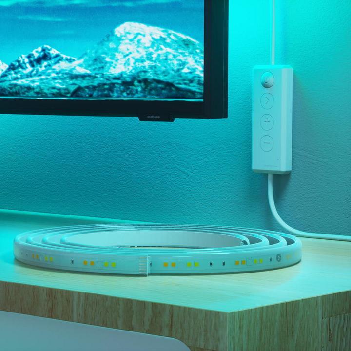 Image du produit Nanoleaf Kit de démarrage pour bande lumineuse Essentials (Multicolore, Blanc chaud, 200 cm, Intérieur)