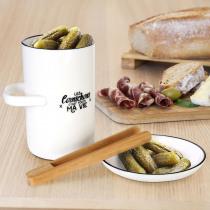 Actual product image Cook Concept pickle jar with saucer and tongs (1 x)