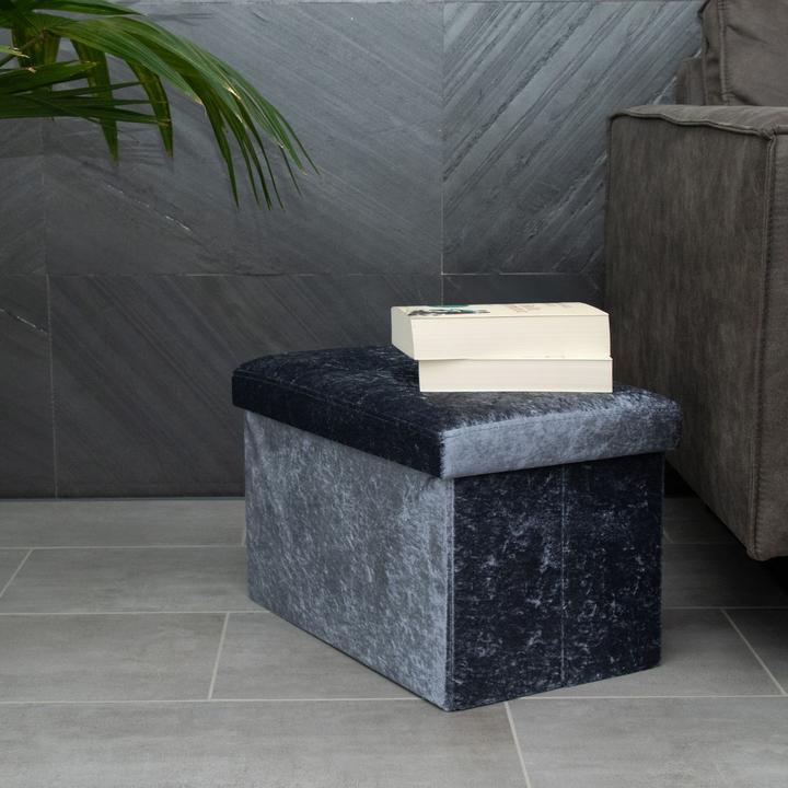 Actual product image Intirilife Bench Velvet Grey (49.30 cm)