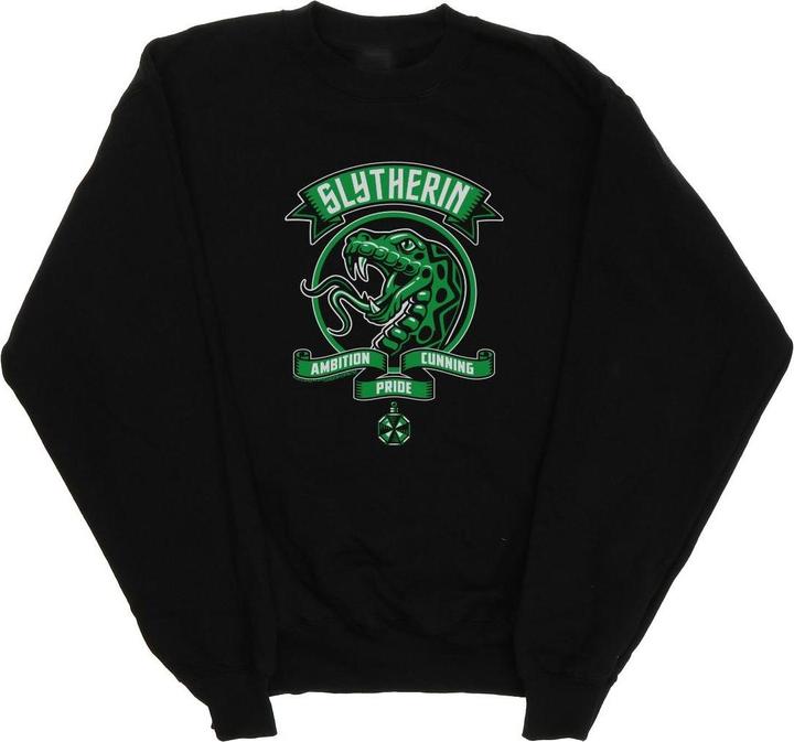 Actual product image Mens Slytherin Toon Crest Sweatshirt (XL)