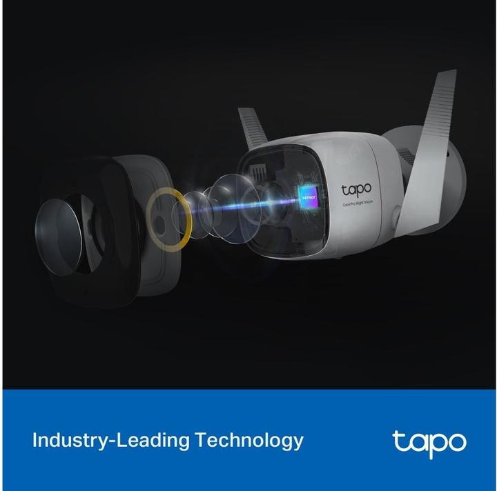 Image du produit TP-Link Tapo C325WB 4MP QHD Caméra d'extérieur ColorPro MicroSD (2688 x 1520 pixels)