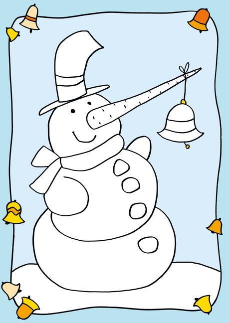 Actual product image Ravensburger Christmas colouring book - 48 colouring pictures for children from 3 years - with designed wi