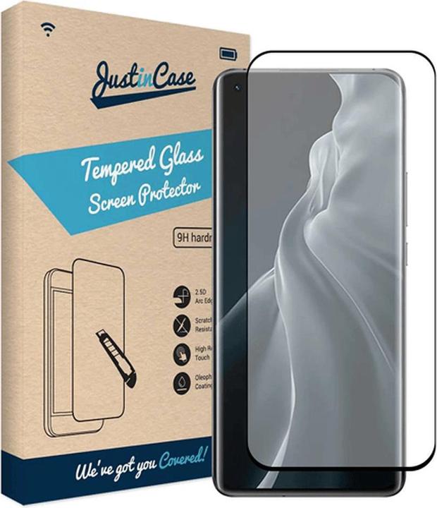 Produktbild Just in Case GehÃ¤rtetes Glas Edge To Edge Displayschutzfolie Xiaomi Mi 11 (1 Stück, Xiaomi Mi 11i)