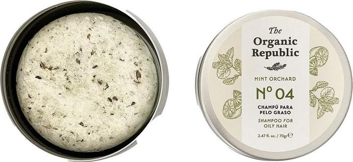 The Organic Republic Solid Shampoo for Oily Hair 70g (100 ml, Festes Shampoo)