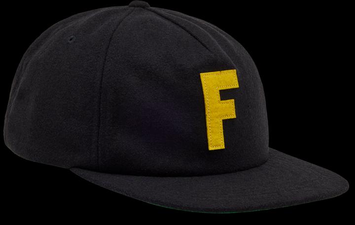 Fox Hat 24 Big F Adjustable Wool Blk (One Size)