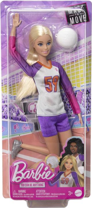 Immagine prodotto Barbie Bambola giocatrice di pallavolo Made to Move
