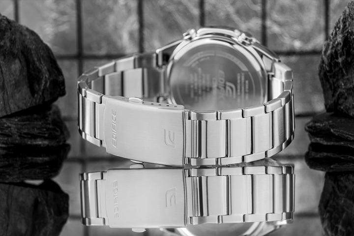 Produktbild Casio Edifice - EFV-C110D-1A3VEF (Sportuhr, Digitaluhr, Analoguhr, Lünette drehbar, Funkuhr, Schrittzähler, Taucheruhr, 47 mm)