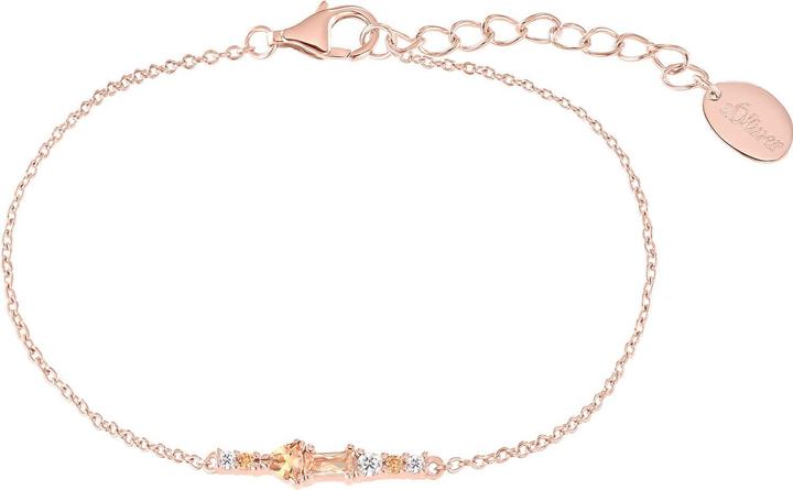 Immagine prodotto S.Oliver Gioielli da braccio per donna, argento 925, zirconi sintetici. (17 cm, Argento 925)