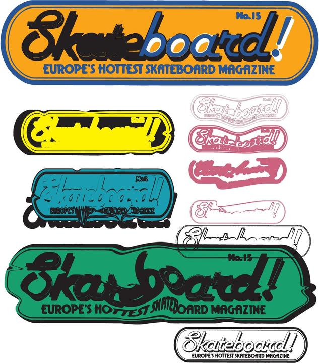 Actual product image Skateboard Unisex Adult Magazine More Static T-Shirt (L)
