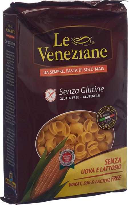 Le Veneziane pâtes Pipe Rigate de maïs sans gluten (250 g)