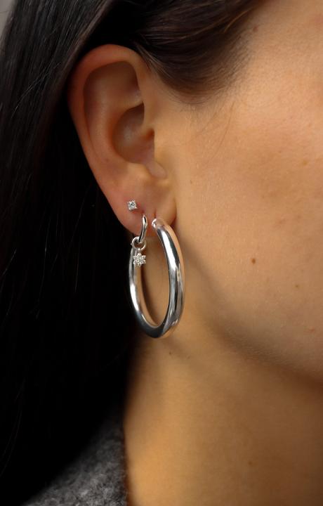 Image du produit Tara Style Sofia Hoop - Créoles (waterproof) (Argent sterling recyclé 925)