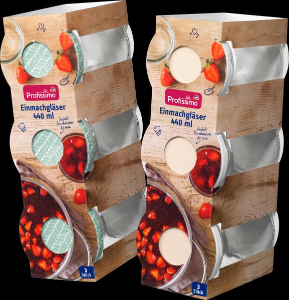 Produktbild dm Profissimo Einmachgläser 440ml
