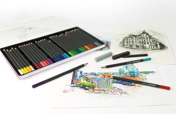 Produktbild EberhardFaber Aquarellfarbstifte Artist Color, 24 Stück, Wasservermalbar (Mehrfarbig, 24 x)