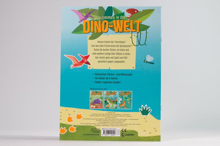 Image du produit Loewe Mon monde de dinosaures - Des casse-têtes amusants avec des autocollants