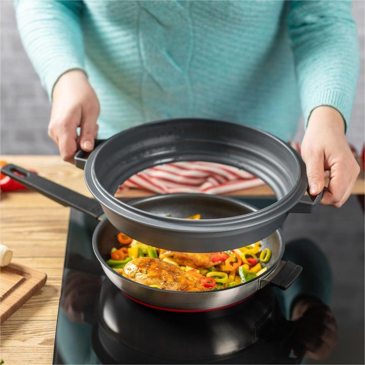 Actual product image Kuhn Rikon SMART & COMPACT splash guard (28 cm, Plastic)