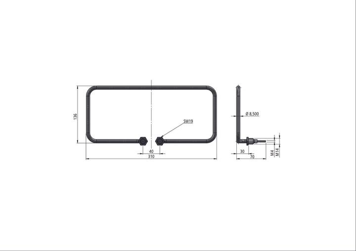 Produktbild Kerbl Heizstab 100W für Kipptränken bis 1 m ab 2010