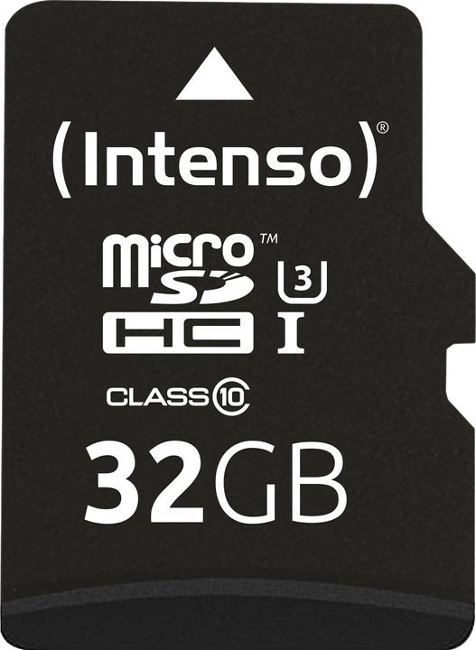 Actual product image Intenso microSD professional (32 GB, microSDHC, U1, UHS-I)