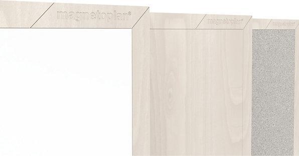 Image du produit Magnetoplan Pinnboard Wood Series 1540300 cadre ws 148x96cm (Tableau d'affichage, 148 x 96 cm)