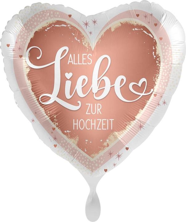 Actual product image Premioloon All the best for your wedding balloon