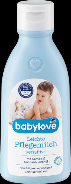 Actual product image dm babylove Care milk light, sensitive