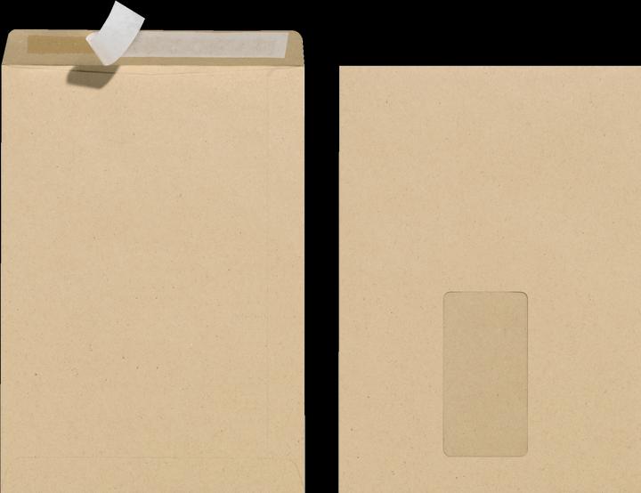 Produktbild Herlitz Versandtasche, DIN C5, mit Fenster, braun (10 x)
