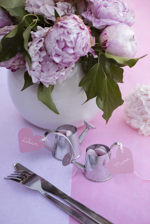 Image du produit Santex Etiquette carton coeur - Rose (10pcs)