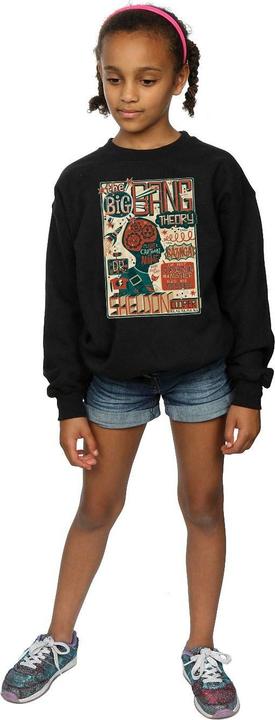 Produktbild Big Bang Theory Infographic Poster Sweatshirt Mädchen (152, 158)