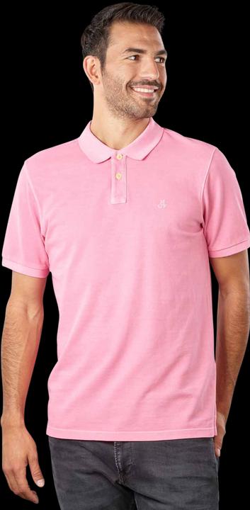 Produktbild Marc O'Polo Short Sleeve Polo Rib Details Raspberry (L)