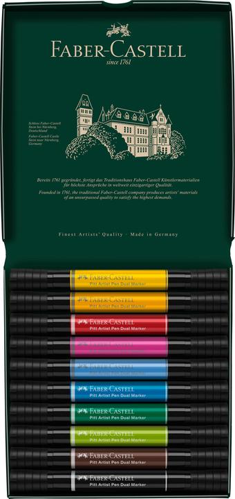 Produktbild Faber-Castell Tuschestift (Mehrfarbig, 10 x)