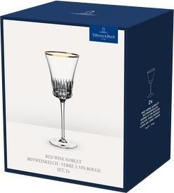 Produktbild Villeroy & Boch Rotweinkelch, Set 2tlg. Grand Royal Gold (20 cl, 2 Gläser, Rotweingläser)