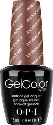Produktbild OPI Gelcolor Soak off UV Led Gel Polish Brisbane Bronze A45 15ml