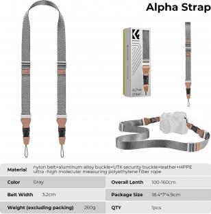 Produktbild K&F Concept Camera Neck Strap (Nackengurt)