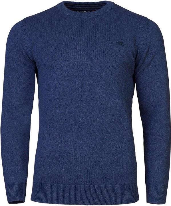 Actual product image Raging Bull Mens Classic Knitted Crew Neck Jumper (5XL)