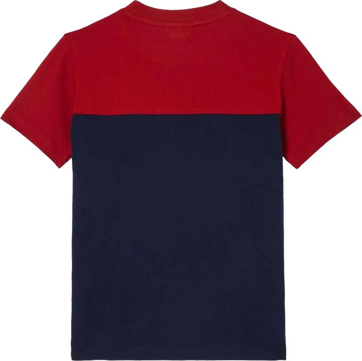 Actual product image Lacoste Childrens/Kids Colour Block Organic Cotton Jersey T-Shirt (110)