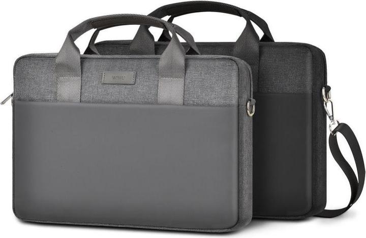 Actual product image Wiwu bag for laptop 14" Minimalist Pro grey (14")