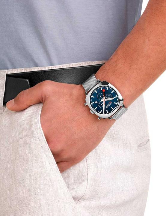 Produktbild Mondaine Grand Cushion (Chronograph, 41 mm)