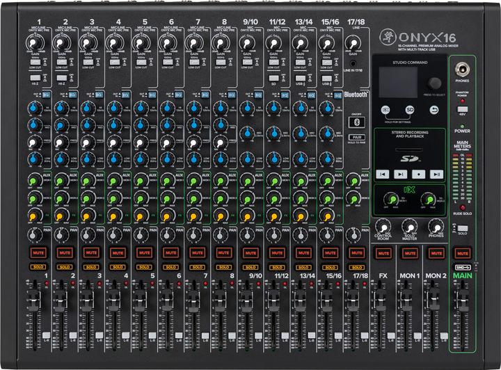 Mackie Mixer ONYX16 18-channel (Studio- and Livemixer)