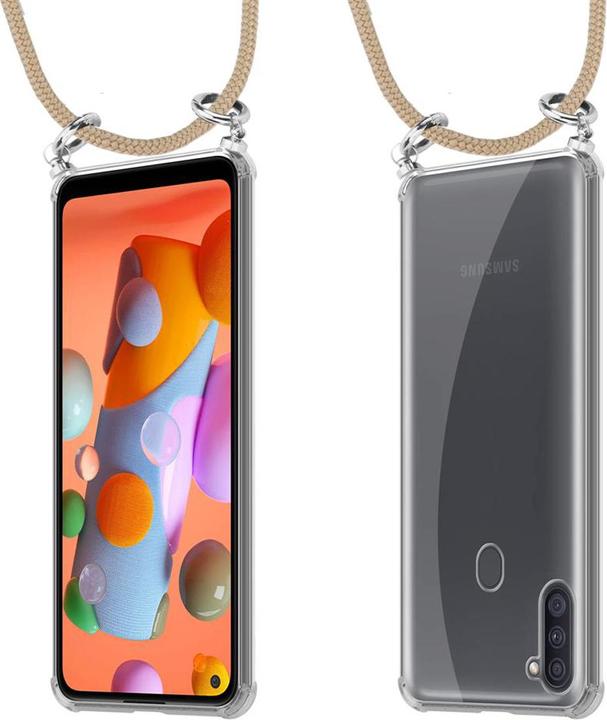 Produktbild Cadorabo TPU Handy Kette SILBER Cover