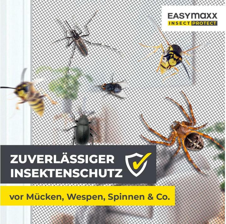 Immagine prodotto Easymaxx Zanzariera telescopica bianca (140 x 120 cm)