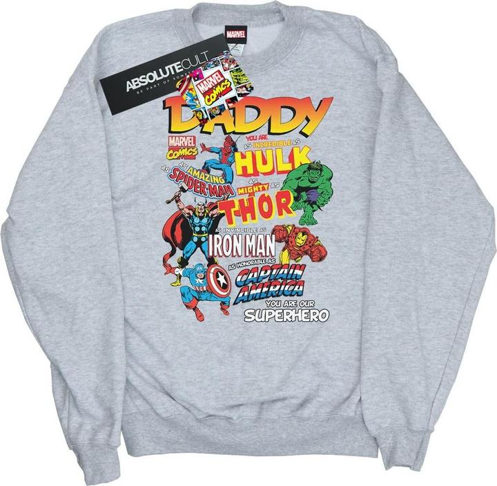 Our Dad Superhero Sweatshirt Jungen