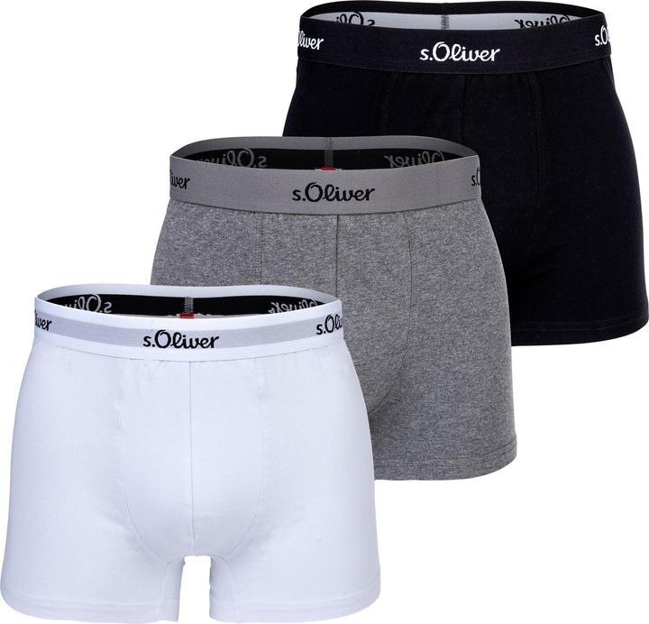 Immagine prodotto S.Oliver Boxer casual elasticizzati - 19976 (M, confezione da 3)