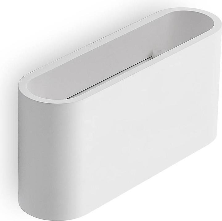 Lindby Mavora Wandleuchte aus Gips, abgerundet (G9)