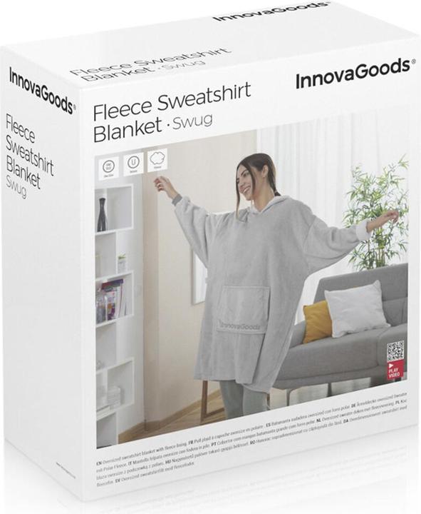 Image du produit InnovaGoods Couverture à capuche Swug (Taille unique)