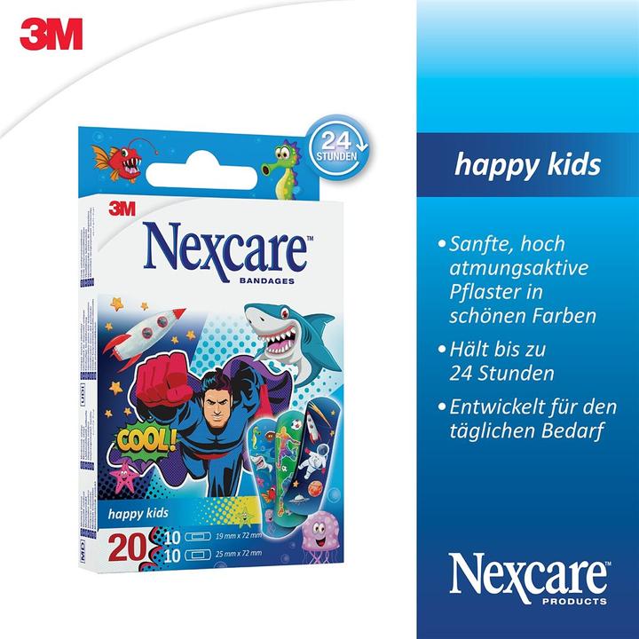 Image du produit 3M Présentoir Nexcare Pansements Enfants Happy Kids Cool 12 pièces (1 x)