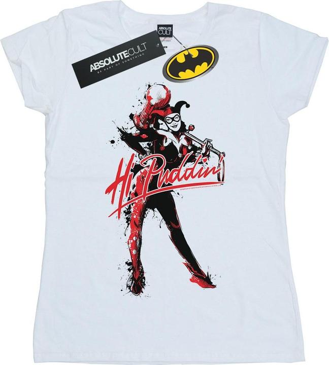 Harley Quinn Hi Puddin TShirt aus Baumwolle