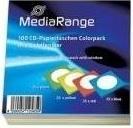 Image du produit MediaRange CD/DVD Papierhüllen farbig mit Sichtfenster