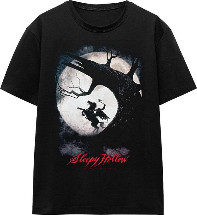 Actual product image Sleepy Hollow Unisex Adult Poster T-Shirt (M)