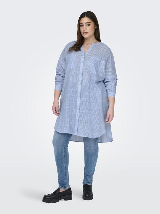 Image du produit Only Coupe décontractée Col boutonné Manches courbes avec revers Chemise (50)